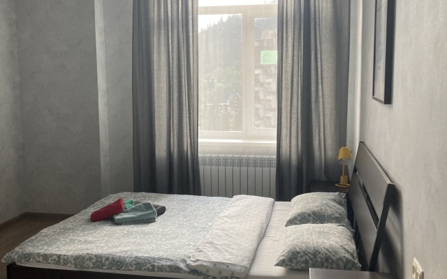 Квартира Евродвушка в центре Домбая с видом на горы