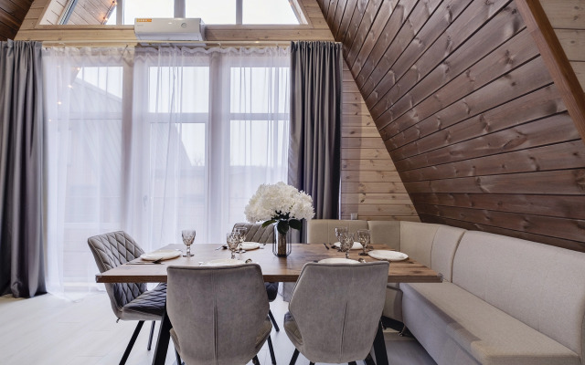 Частный дом С баней и террасой