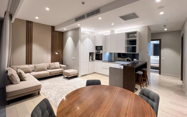 Апартаменты Москва Сити Platinum угловой вид 57 этаж 3 комнаты