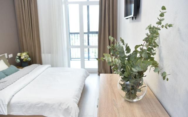 ApartHause s krasivym vidom na gorod na 24 etazhe Apartments