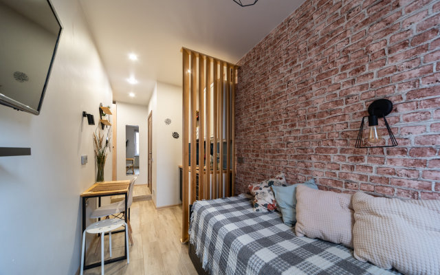 Eco-loft style apartment. Contactless settlement. Check-in 24/7