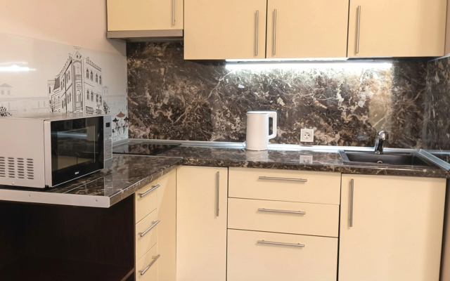 Квартира-студия с панорамным видом на горы