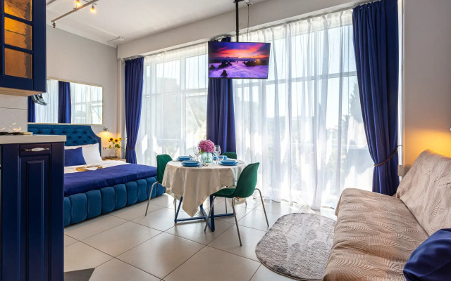 Квартира Двухуровневые апартаменты Мемфис Апарт с видом на Навагинскую