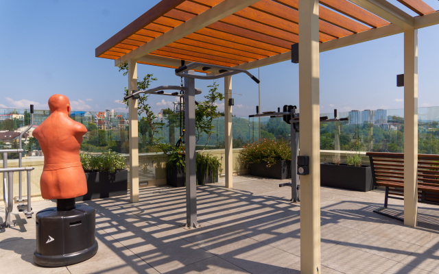 Studiya v elitnom ZHK Metropol' ot LetoApart Apartments