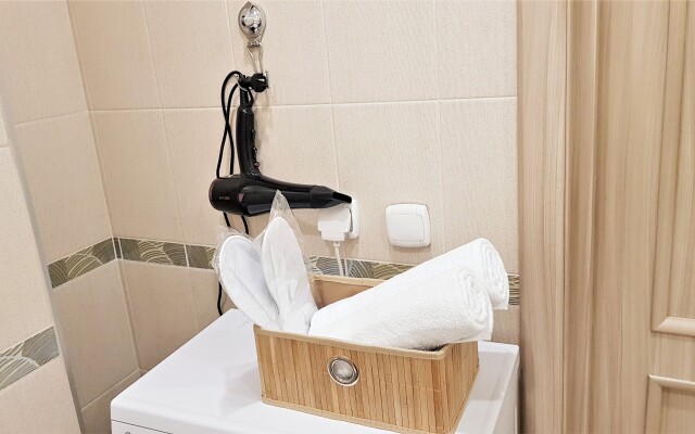 1-комн. апартаменты в ЖК "Новин" с большой кроватью