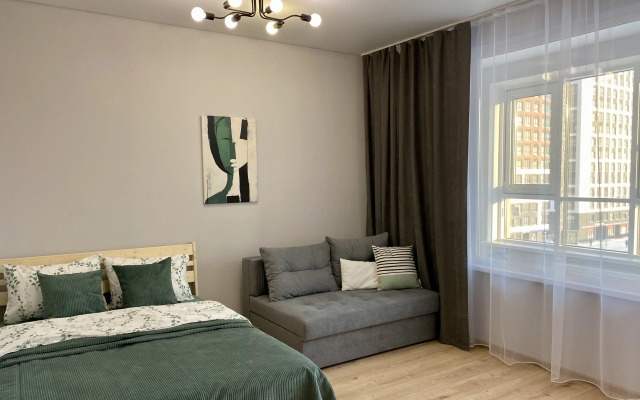 Квартира Уютная современная студия рядом с Центром гимнастики магазином Петрович