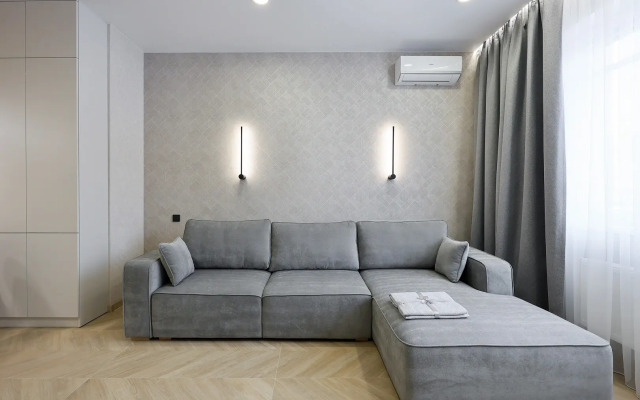 Квартира Рыбная деревня сети Апартик с собственным охраняемым паркингом