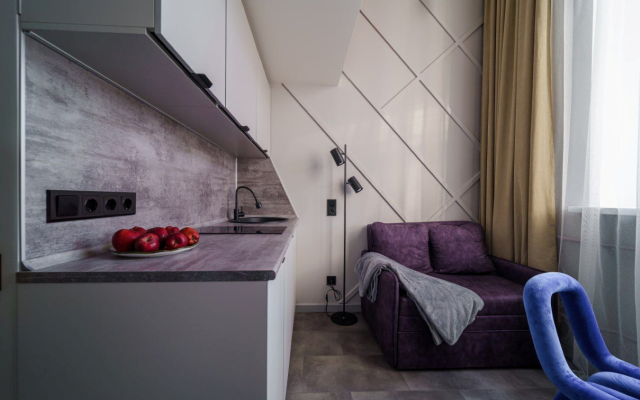 Апартаменты 1-комнатные, 20 м²