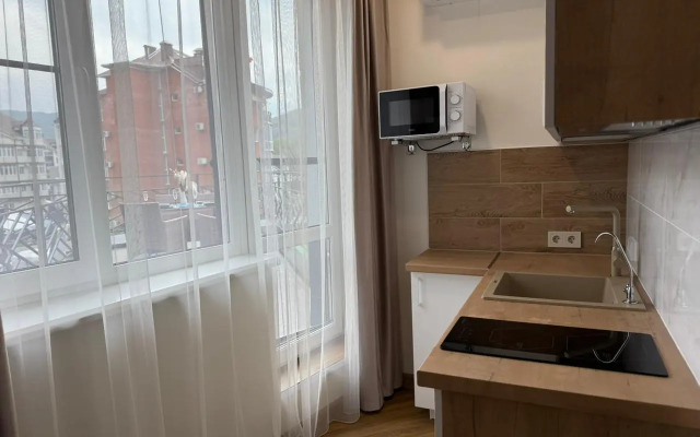 Апартаменты для четверых с террасой 3 минуты до моря