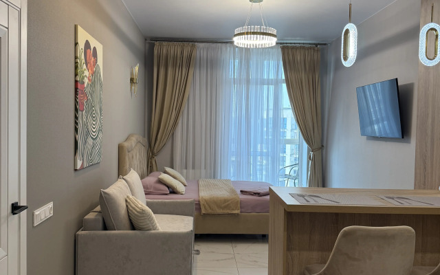 Cтудия на 25 этаже с панорамным видом