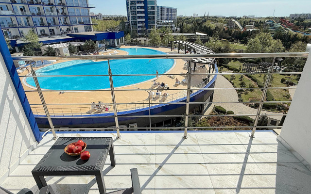 Апартаменты Акваделюкс у моря, с бассейном, СПА, пляжем N338