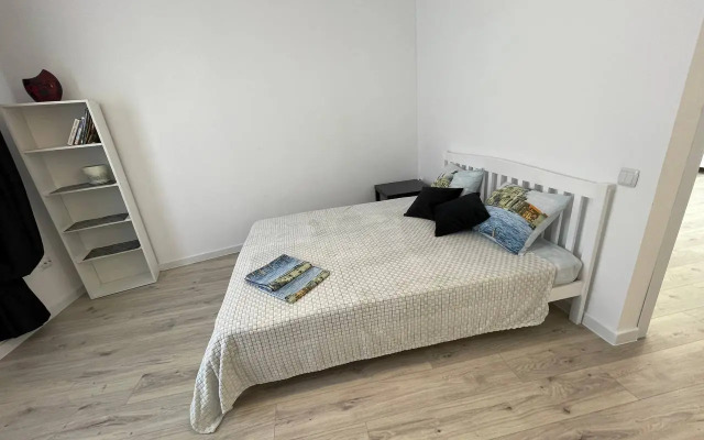 Квартира в чёрно белом стиле