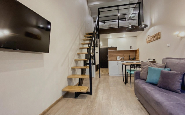 Квартира Green FOX двухуровневая с панорамными окнами