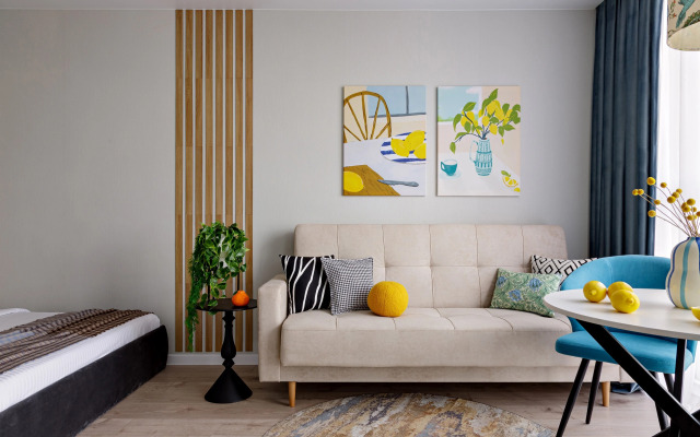 Квартира Элегантная Студия в ЖК Родные Просторы