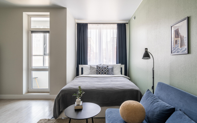 Skandi-studiia Piter Apartments u metro Frunzenskaia Flat