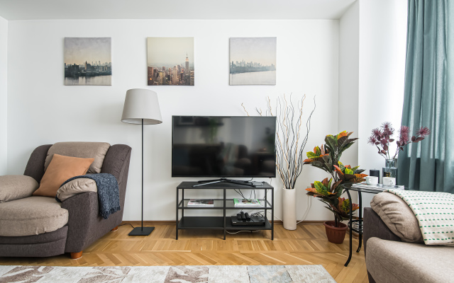 Квартира GM Apartments с Видом на Новый Арбат и Moscow City