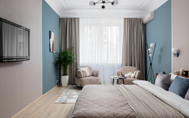 Квартира GM Apartments Светлая и стильная квартира у Маяковской