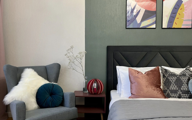 Апартаменты UzorApart Стильная квартира, лучший панорамный вид с открытого балкона