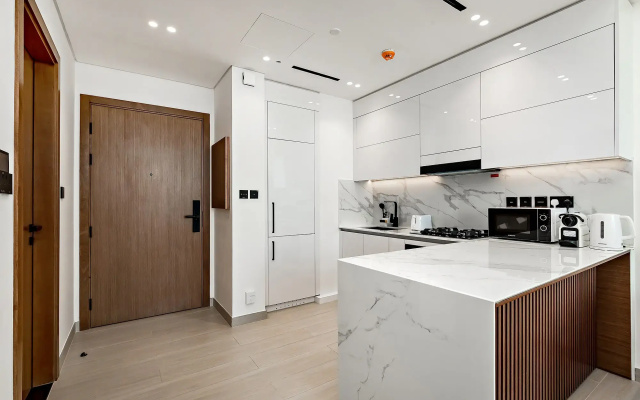 Апартаменты Стильные 1BR в Binghatti Onyx JVC