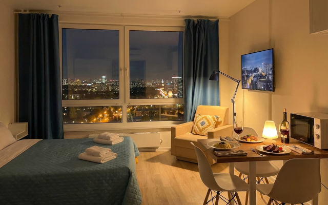 Квартира студия 22 м² 2 кровати