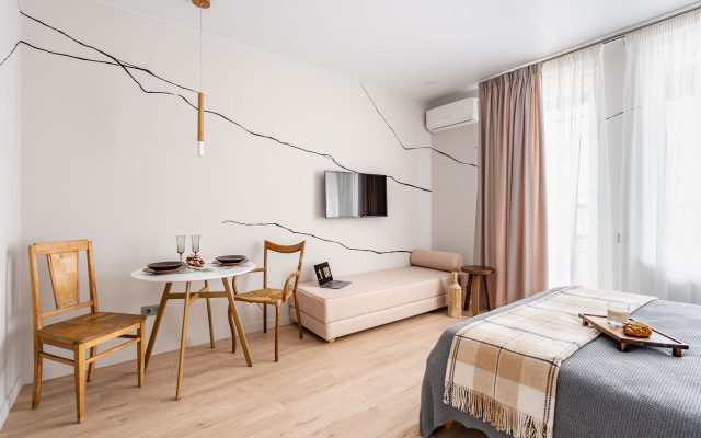 Apricot Tree Apartments on the Makarov Embankment