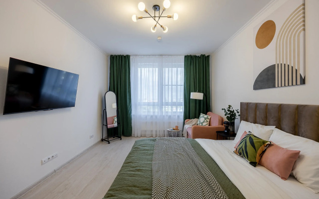 Квартира Уютная 2х комнатная у метро Нагорная