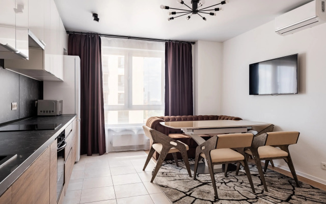 prostornaya vidovaya uglovaya uyutnaya evrotryoshka do 5 gostej flat