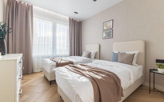 Апартаменты Happy Nova Стильная Трехкомнатная Квартира Рядом с Центром