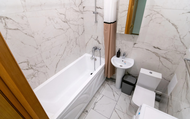 Апартаменты с светлым ремонтом на четверых