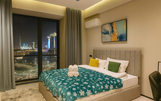 Апартаменты Современная Стильная Студия с Видом на Tashkent City