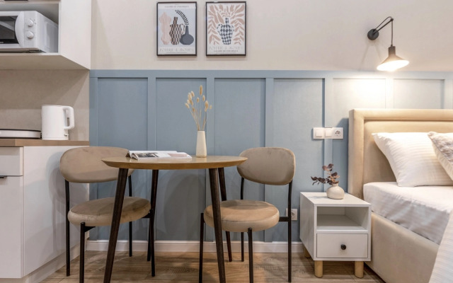 Апартаменты Однокомнатные Новые стильные на Жуковского 7