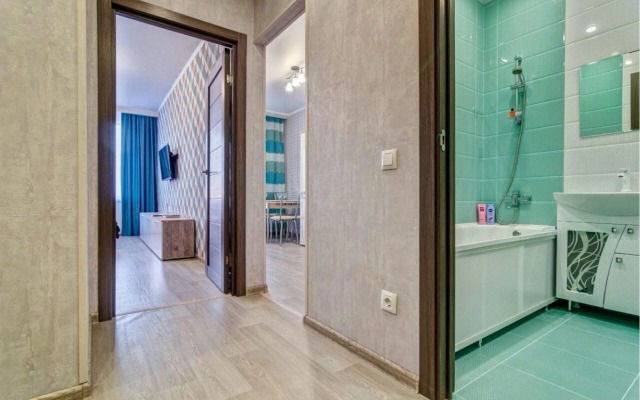 Квартира 1комн с Красивым Видом для 4 Гостей