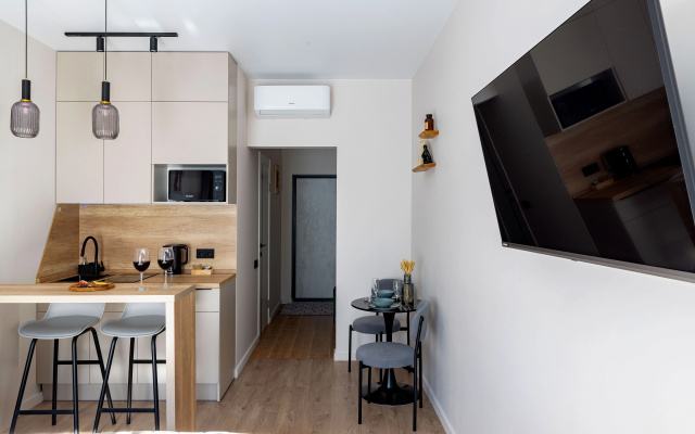 Апартаменты Wood Resort в Сестрорецке в комплексе с бассейном