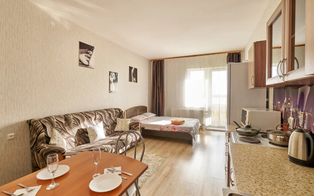 Studiya na 21Etazhe s ShIkarnym Vidom na Gorod, v Samom Centre Permi v ZhK Gulliver Flat - Apartment in Perm - Photo 4