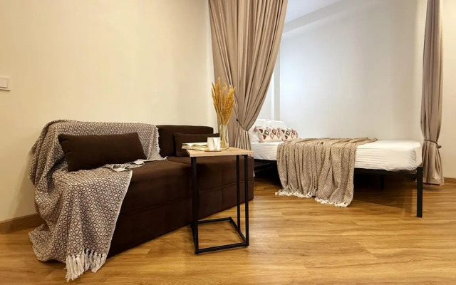 Апартаменты для четверых с террасой 3 минуты до моря