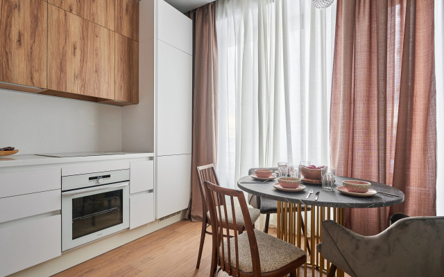 Квартира с двумя спальнями Новоданиловская 8