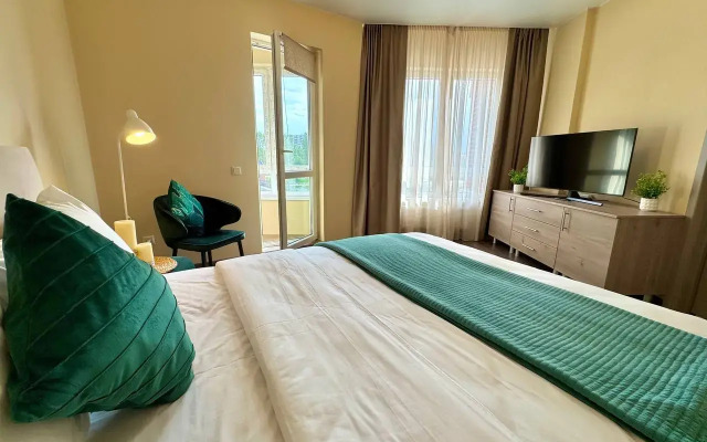 Квартира Букинг39 Однокомнатная с Видом на Реку