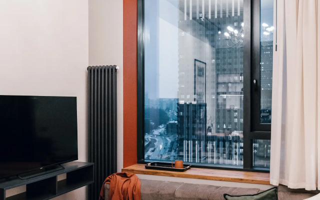 Квартира Творческая евродвушка с видом на Москва-реку