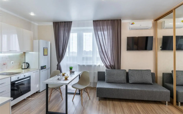 Apartamenty studiya s konditsionerom v novom zhilom komplekse Kristall Apartments