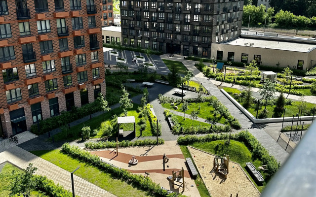 Lyuks-Studiya Dizaynerskaya s Vidom na Reku i Moskva Siti Flat