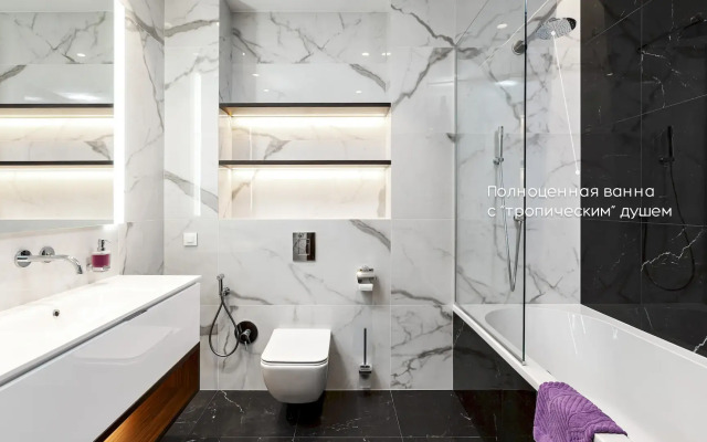 Апартаменты Москва Сити Golden City 3х комнатные 37 этаж