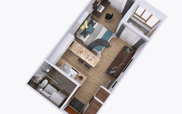 Апартаменты Стильные в Центре Москвы