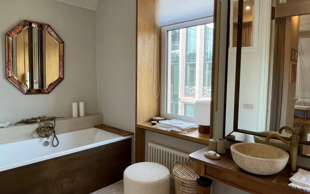 Квартира Просторные апартаменты с проектором LetYourFlat Sati