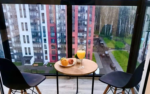 Studiya + Spalnya v Parkovom na 4 gostey Flat