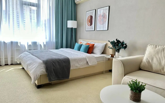 Uyutnaya studiya v tsentre goroda Flat