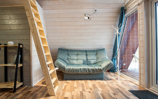 Глэмпинг Домики A-frame С Чаном или Купелью-Фурако