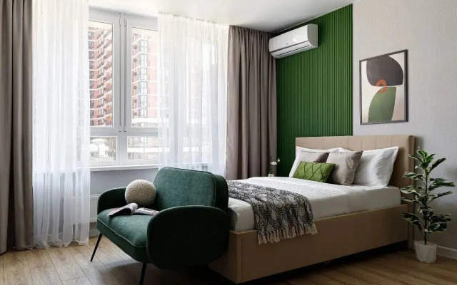 Квартира Стильная Студия в Жк Caмолeт