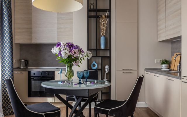 Квартира Moscow Deluxe Apartments Family Suite City View