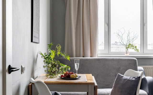 Квартира Sunrise у метро Satin home