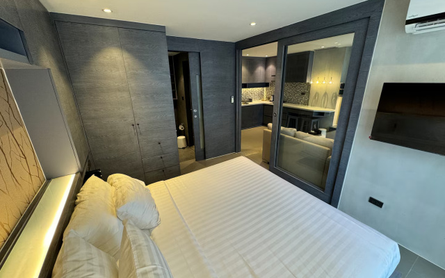 Квартира 1BDR 500Mbps wifi Parking Pool with nice view